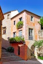 Authentic Catalan cozy streets in cities of Spain.