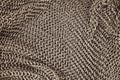 Authentic metal chainmail pattern background Royalty Free Stock Photo