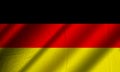 Authentic colorful Germany flag