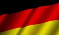 Authentic colorful Germany flag