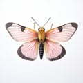 Authentic Essex Skipper Butterfly Image With Pink And Black Wings