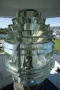 Authentic Fourth Order Fresnel Lens at Maine Lighthouse Royalty Free Stock Photo