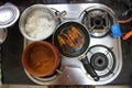 A Authentic Goan Meal, Fried Fish, Fish curry and white rice