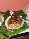 An Authentic Goan Meal, Fried Fish, Fish curry and white rice Royalty Free Stock Photo