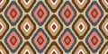Authentic Ikat Pattern Designs for Clothing and Wrapping Paper Royalty Free Stock Photo