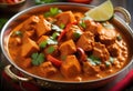 Authentic Indian Chicken Tikka Masala Served in a Balti Dish