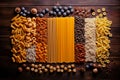 Authentic Italian pasta. Generative AI