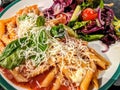 authentic Italian penne arrabiata pasta