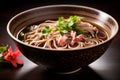 Authentic japanese cuisine with traditional soba noodles for a unique dining experience