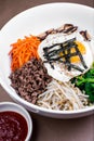 Authentic Korean Bibimbap Royalty Free Stock Photo