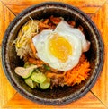 Authentic korean hotstone bowl Royalty Free Stock Photo