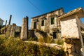 Authentic mediterranean buildings in Cretan town of Chania, island of Crete, Greece