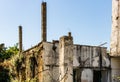 Authentic mediterranean buildings in Cretan town of Chania, island of Crete, Greece