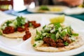 authentic Mexican beef tacos in LA eatery