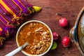 Authentic Mexican birria stew, a traditional food from the state