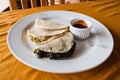 Authentic mexican quesadillas