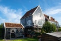 Authentic old house in Marken bathing in the morning sunlight