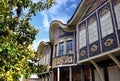 Authentic old house in plovdiv Royalty Free Stock Photo