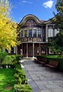 Authentic old house in plovdiv Royalty Free Stock Photo