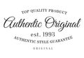 Authentic original product stamp Royalty Free Stock Photo