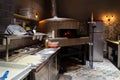 Authentic Pizzeria kitchen interior