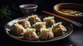 Authentic Pork and Chive Dumplings, Handcrafted Delights with Exquisite Flavors