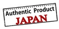 Authentic product Japan