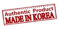 Authentic product made in Korea