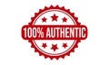 100% Authentic Rubber Stamp. 100% Authentic Grunge Stamp Seal Vector Illustration Ã¢â¬â Vector Royalty Free Stock Photo