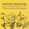 Authentic seasoning, flavorful and aromatic blend