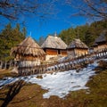 Authentic serbian village Sirogojno, Zlatibor, Serbia Royalty Free Stock Photo