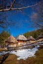 Authentic serbian village Sirogojno, Zlatibor, Serbia Royalty Free Stock Photo