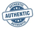 authentic stamp. authentic round grunge sign. Royalty Free Stock Photo