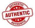 authentic stamp. authentic round grunge sign. Royalty Free Stock Photo