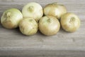 Authentic Sweet Southern Onions On A Wood Board Royalty Free Stock Photo