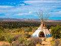 Authentic Teepee from Native North Americans Royalty Free Stock Photo