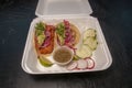 Authentic Mexican Mahi Taco Royalty Free Stock Photo