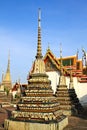 Authentic Thai Architecture in Wat Pho Royalty Free Stock Photo