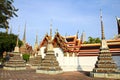 Authentic Thai Architecture in Wat Pho Royalty Free Stock Photo