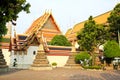 Authentic Thai Architecture in Wat Pho Royalty Free Stock Photo