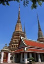 Authentic Thai Architecture in Wat Pho at Thailand Royalty Free Stock Photo