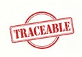 Authentic traceable mark on Royalty Free Stock Photo