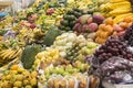 Tropical fruit market in South America Royalty Free Stock Photo