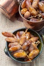 Authentic Tunisian Deglet Nour dried dates with soft honey-like taste