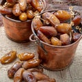 Authentic Tunisian Deglet Nour dried dates with soft honey-like taste