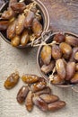 Authentic Tunisian Deglet Nour dried dates with soft honey-like taste