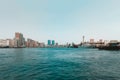 Authentic view of the old Deira district in Dubai