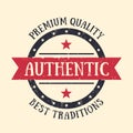 Authentic vintage emblem, badge, label Royalty Free Stock Photo