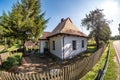 Authentic vintage stone village house near the road Royalty Free Stock Photo