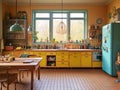 Authentic Wooden Cupboards: A Charming Addition to Your Well-Used, Moderately-Sized Bulgarian Kitchen